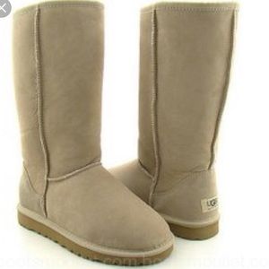 Classic Tall Ugg Boots in sand color